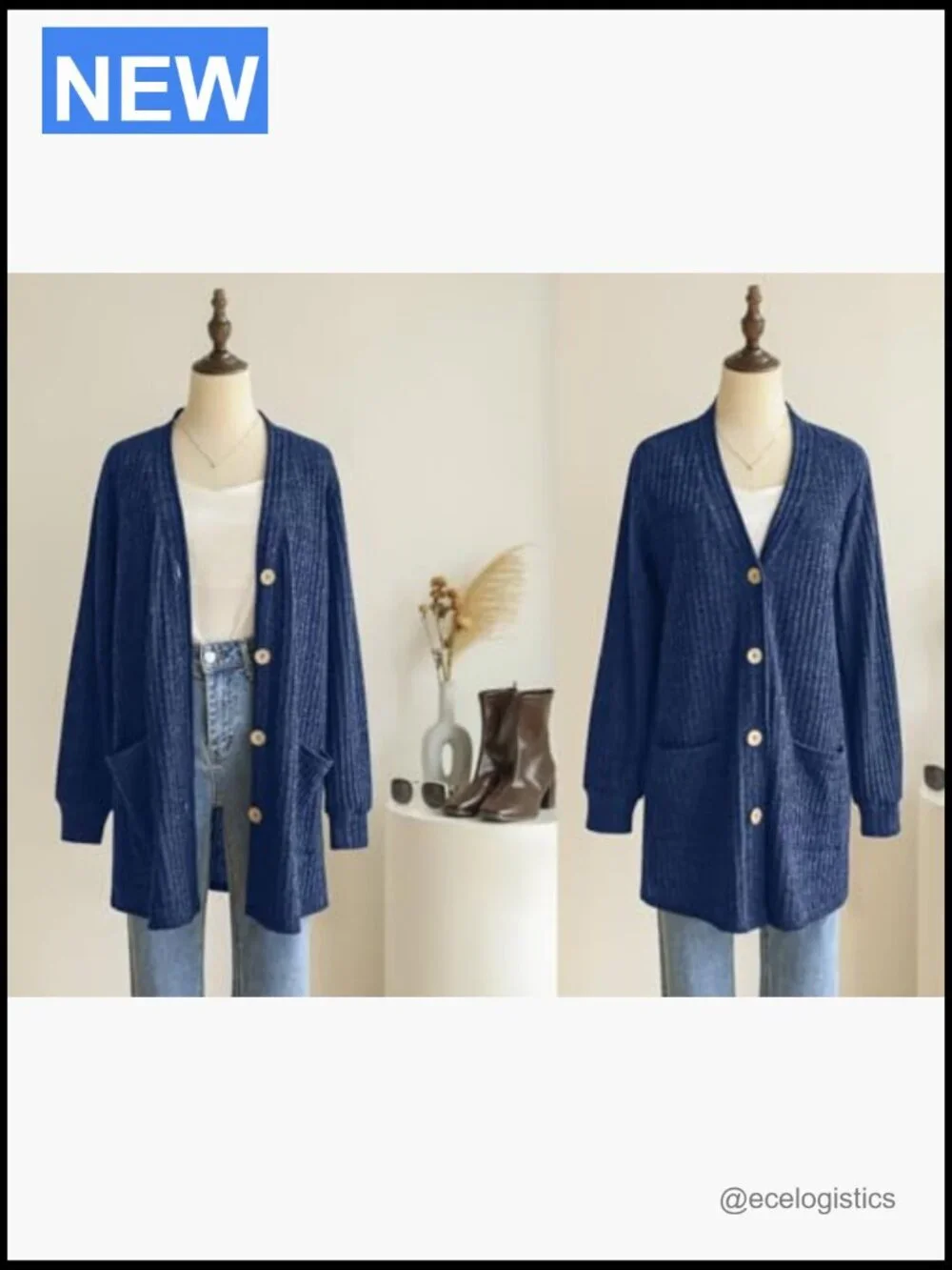 Women's Plus Size Open Front Cardigan Long Sleeve Lightweight Sweater with